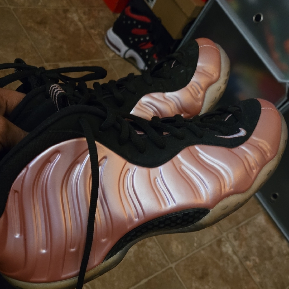 Nike Pink Foamposite Athletic Shoes Sz 12